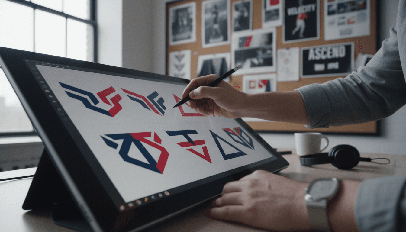 Simple geometric legal industry mark: balanced triangle over a horizontal bar, matte charcoal on cream, flat vector logo, no company name